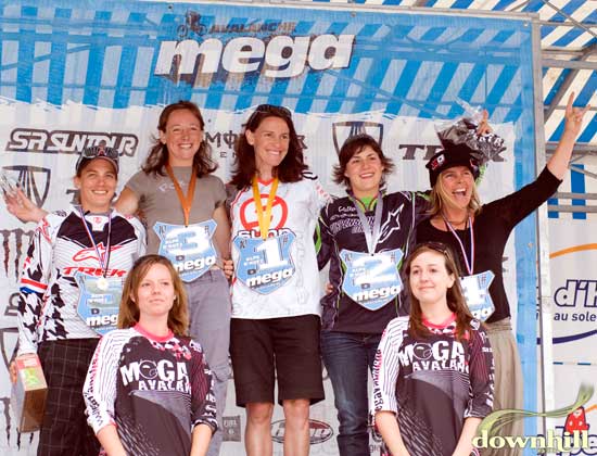 podium Mega Ladies 2010